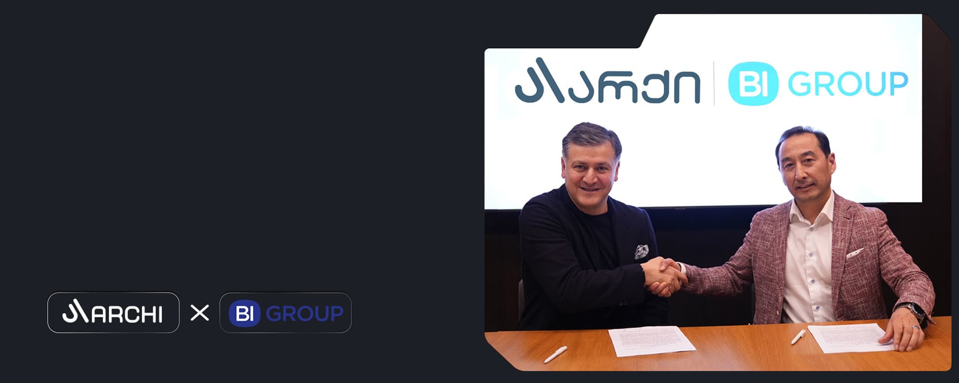 არქი შუა აზიის უდიდეს დეველოპერ BI Group-თან სტრატეგიულ პარტნიორობას იწყებს