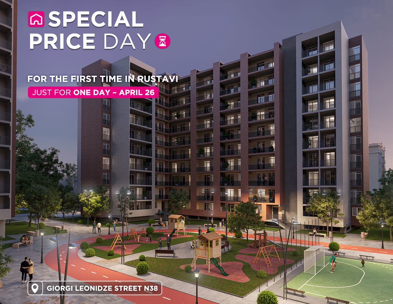 April 26 – The Big Discount Day on Archi Rustavi Apartments